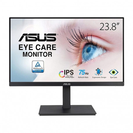 "60,5cm/23,8"" (1920x1080) ASUS VA24EQSB 16:9 IPS 5ms 75Hz HDMI DisplayPort VGA USB VESA Speaker Piv