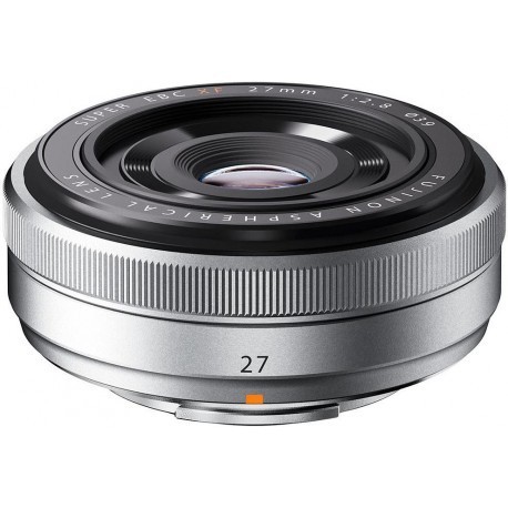 Fujinon XF 27mm f/2.8, sudrabots