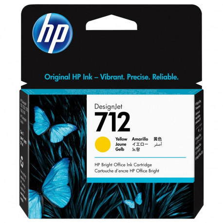 HP 712 29-ml kollane DesignJet tindikassett