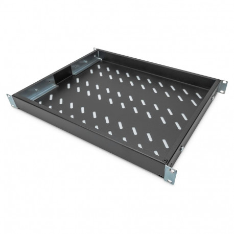 "DIGITUS Fachboden 1HE 44x482x350-500mm bis 50kg schwarz vari"