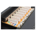 "DIGITUS Patchpanel 1HE 8-Port Cat6 ClassE geschirmt schw."