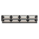 "DIGITUS Patchpanel 2HE 48-Port Cat6 ungeschirmt schwarz"
