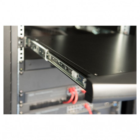 Digitus moodul- HD LCD KVM-konsool 19" TFT, 16-pordiline HDMI KVM-ühendus, puuteplaat, saksa klaviat