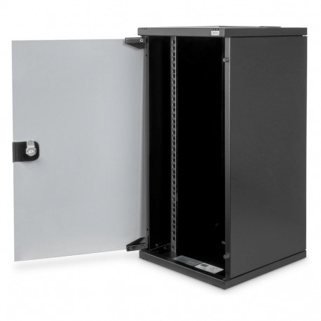 "DIGITUS Wandgehäuse 254 mm (10"") - 312x300 mm (BxT) 12U sw"