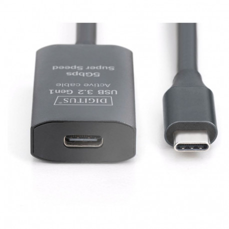Digitus USB-C - USB-C pikenduskaabel 5G 5,00m