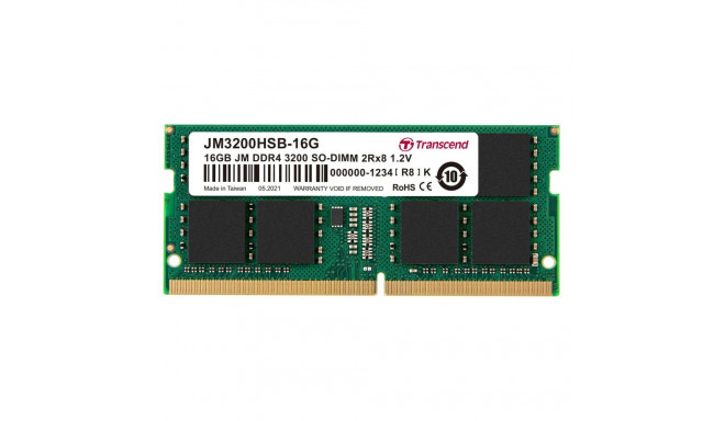 "16GB PC 3200 CL22 Transcend JetRam. JM3200HSB-16G"
