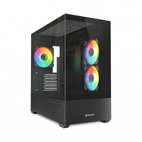 "Sharkoon MK6 RGB Micro-ATX 1xGlas Black"