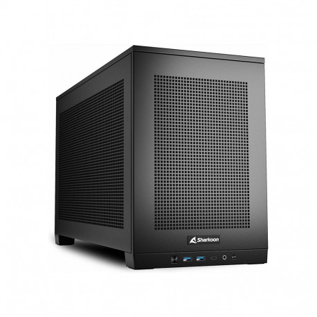 "Sharkoon Rebel C20 RGB ITX 1xMetall Black"