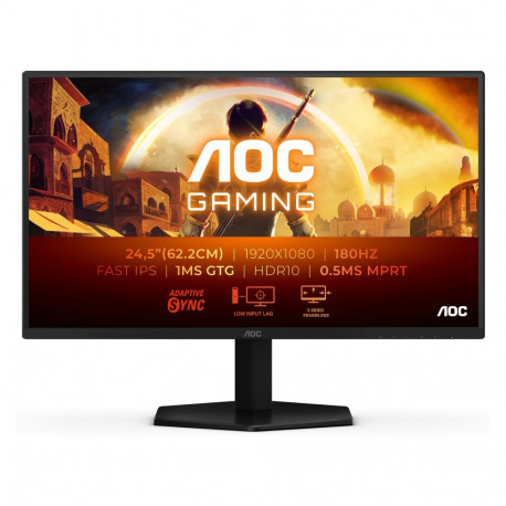 "AOC 25G42E 62.2.cm (24.5“) FHD IPS Gaming Monitor 16:9 HDMI/DP 180Hz 1ms G-Sync"