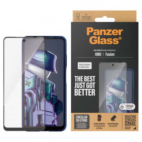 "PanzerGlass Screen Protector w. Black Frame HMD Fusion / UWF"