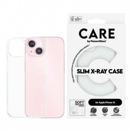 "CARE Case Fashion X-Ray Soft Clear iPhone 15"