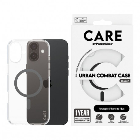"CARE Case Flagship Black MagSAFE iPhone 16 Plus"
