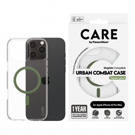 "CARE Case Flagship Green MagSAFE iPhone 16 Pro Max"