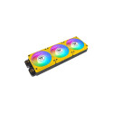 "140mm Thermaltake CT140 EX Reverse ARGB Sync PC Cooling Fan Bumblebee 3 Pack"