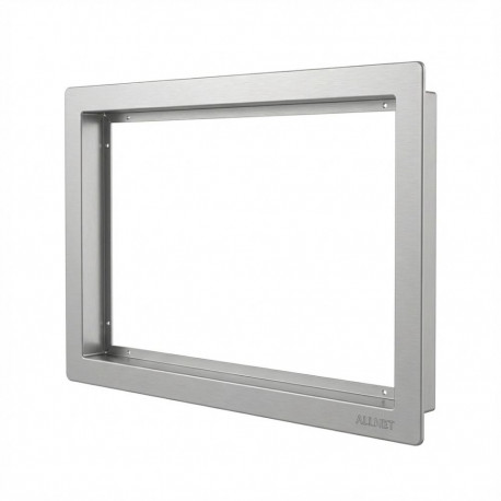 "ALLNET Touch Display Tablet 18 Zoll zbh. Wandmontage Einbaurahmen für Unterputz/Hohlraum aufliegend