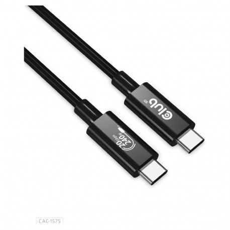 "Club3D Kabel USB 4 Typ C PD 240W / 4K / 20Gbps 2m St/St"