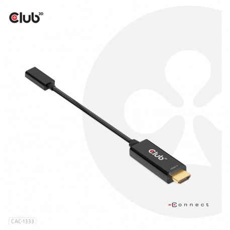 "Club3D Adapter HDMI 2.0 > USB-C 4K60Hz aktiv St/Bu"