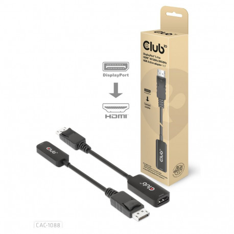 Club3D DisplayPort 1.4 > HDMI HDR 8K60Hz aktiivne adapter