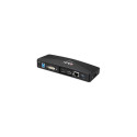 "Club3D 4K Dockingstation USB3 ->3xUSB3/HDMI/DP/DVI/ black"