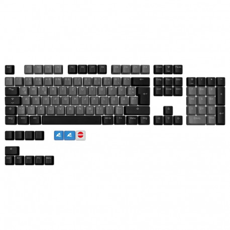 "Sharkoon SKILLER SAC20 (schwarz. 115 Stck. ISO-Layout (DE))"