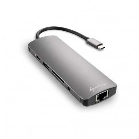 Sharkoon USB 3.0 Type C tumehall komboadapter