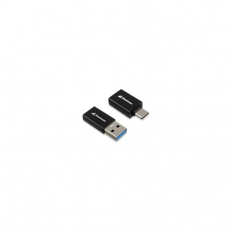 Sharkoon USB 3.2 Gen 1 adapter OfficePal, USB-A > USB-C / USB-C > USB-A (must, 2-osaline komplekt)