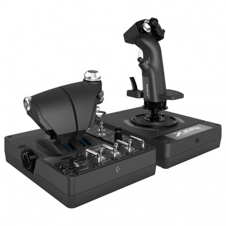 "Logitech X56 H.O.T.A.S. Joystick and throttle wired for PC"