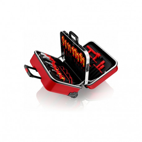 "KNIPEX Werkzeugkoffer BIG Twin Move RED best"