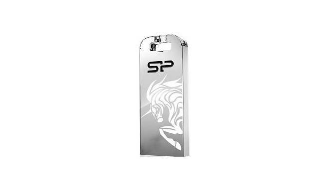 Silicon Power flash drive 16GB Touch T03 Horse Limited Edition, silver