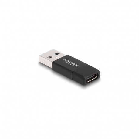 "DELOCK USB 3.2 Gen 2 Adapter USB Typ-A Stecker zu USB Type-C Buchse schwarz"