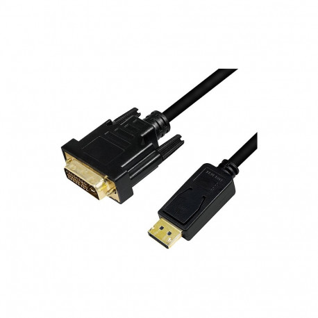"Logilink DisplayPort-Kabel DP 1.2 zu DVI 1.2 2.0m schwarz"