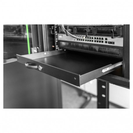 DIGITUS 1HE 483mm must lukustatav sahtel
