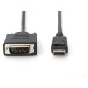 Digitus DisplayPort adapterkaabel DP -> DVI(24+1) St/St, 3m 8K