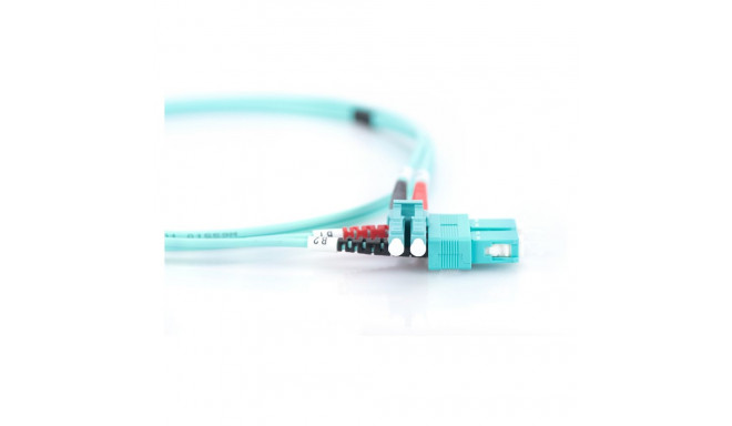 "DIGITUS LWL Patchkabel LC -> SC 1.00m Multimode Duplex OM3"
