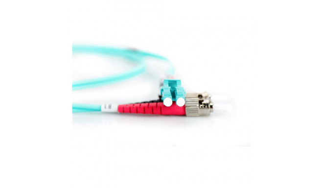 DIGITUS LWL patchkaabel LC->ST 5.00m Multimode Duplex OM3