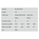 DIGITUS LWL patchkaabel LC->ST 5.00m Multimode Duplex OM3