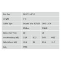DIGITUS fiiberoptiline patch-kaabel LC -> LC 7.00m Multimode Duplex OM3