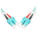 "DIGITUS LWL Patchkabel SC -> SC 2.00m Multimode Duplex OM3"