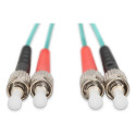 "DIGITUS LWL Patchkabel ST -> ST 1.00m Multimode Duplex OM3"
