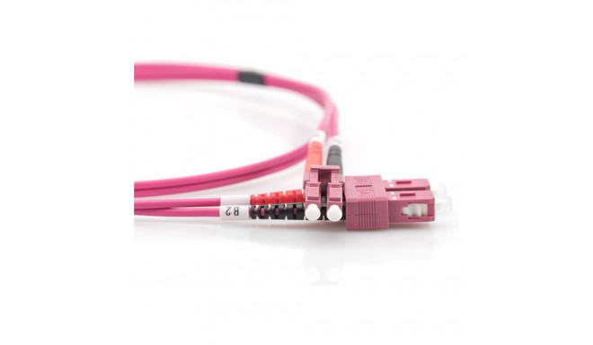 Digitus optiline patch-kaabel LC -> SC 5.00m Multimode Duplex OM4