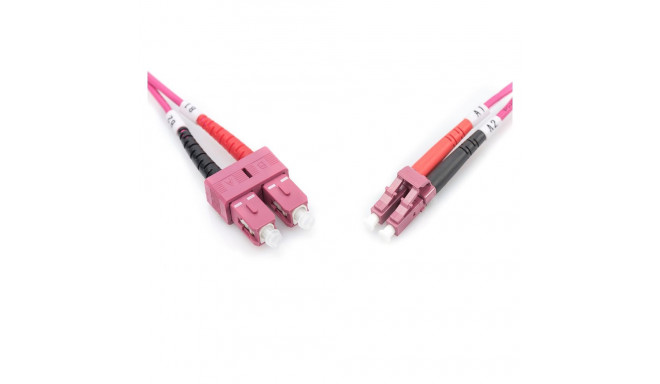 DIGITUS optiline patšjuhe LC-SC 10.00m Multimode Duplex OM4