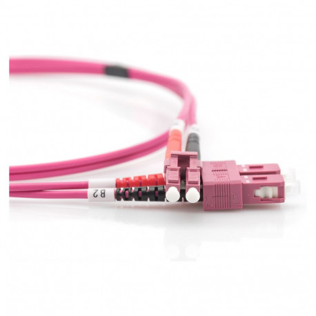 "DIGITUS LWL Patchkabel LC -> SC 3.00m Multimode Duplex OM4"