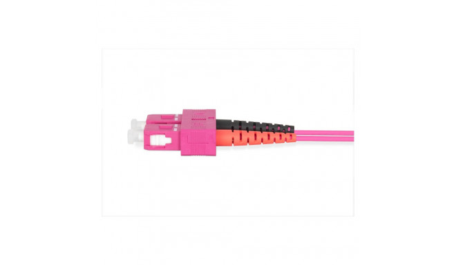 DIGITUS optiline ühenduskaabel LC -> SC 1.00m mitmemoodiline dupleks OM4