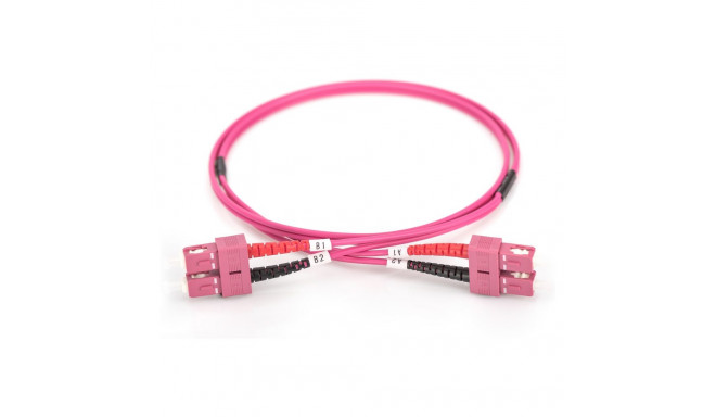 "DIGITUS LWL Patchkabel SC -> SC 3.00m Multimode Duplex OM4"