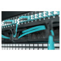 "DIGITUS Rangierpanel 1HE 19"" 4xBügel mit Bürstenleise schw."