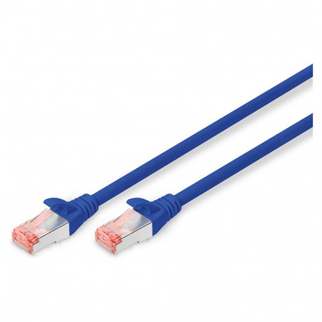 "DIGITUS Patchkabel Cat6 S/FTP 2xRJ45 3.0m blau Hebelschutz Polybeutel"