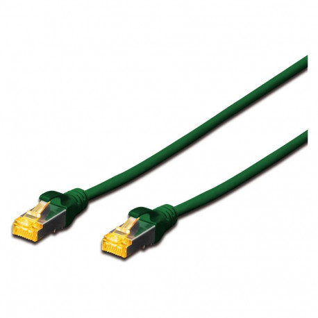DIGITUS CAT 6A S/FTP patch-kaabel, 1m, roheline
