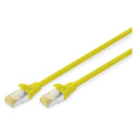 "DIGITUS CAT 6A S/FTP Patchkabel, 0,5m, gelb"