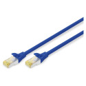 "DIGITUS CAT 6A S/FTP Patchkabel, 0,25m, blau"