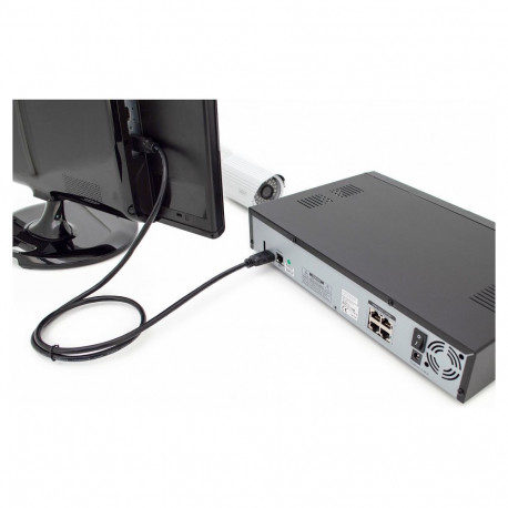 "DIGITUS HDMI-Kabel A HighSpeed Ethernet St/St 2.0m schwarz"